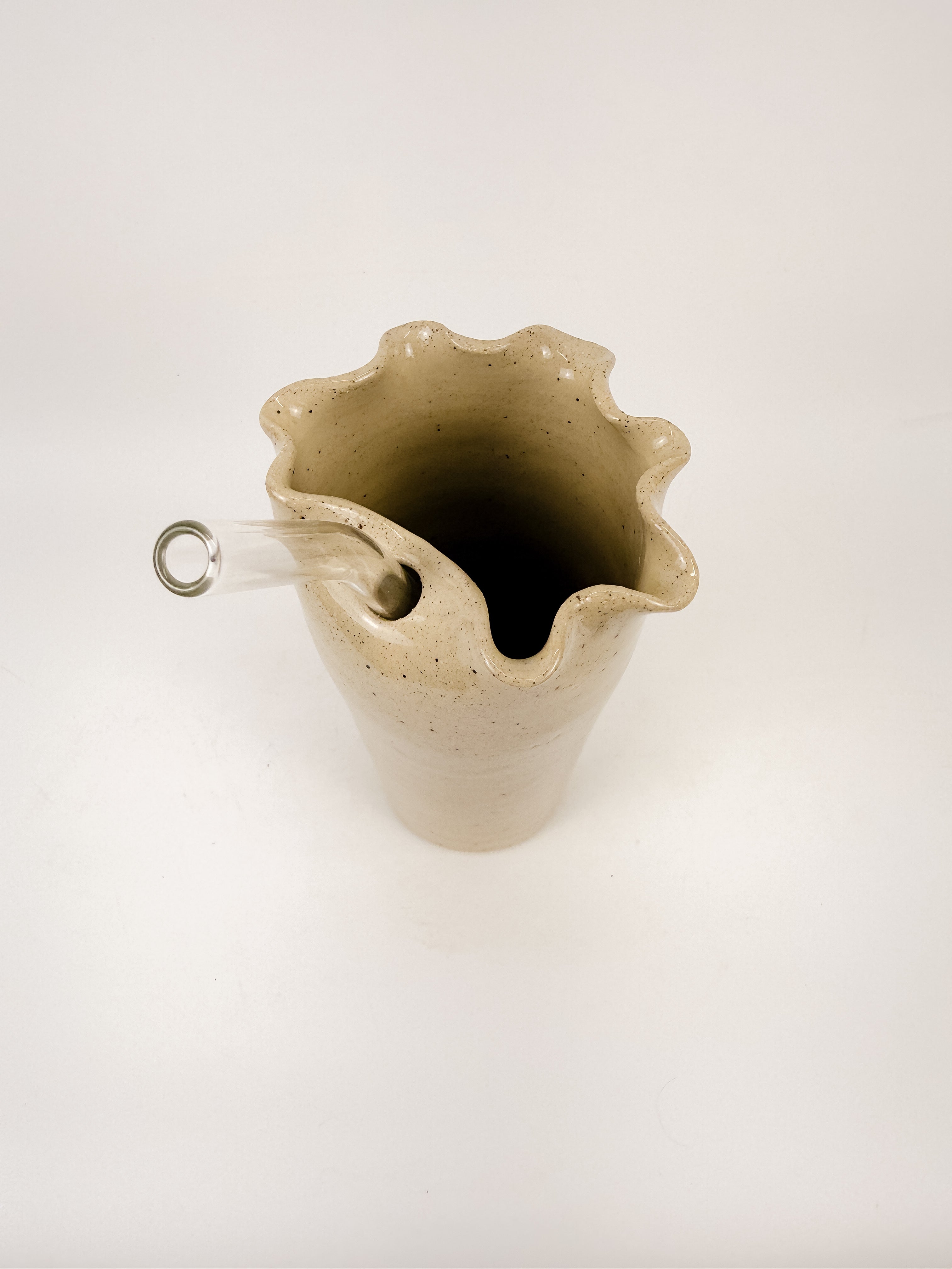 Tan Ruffle Cup