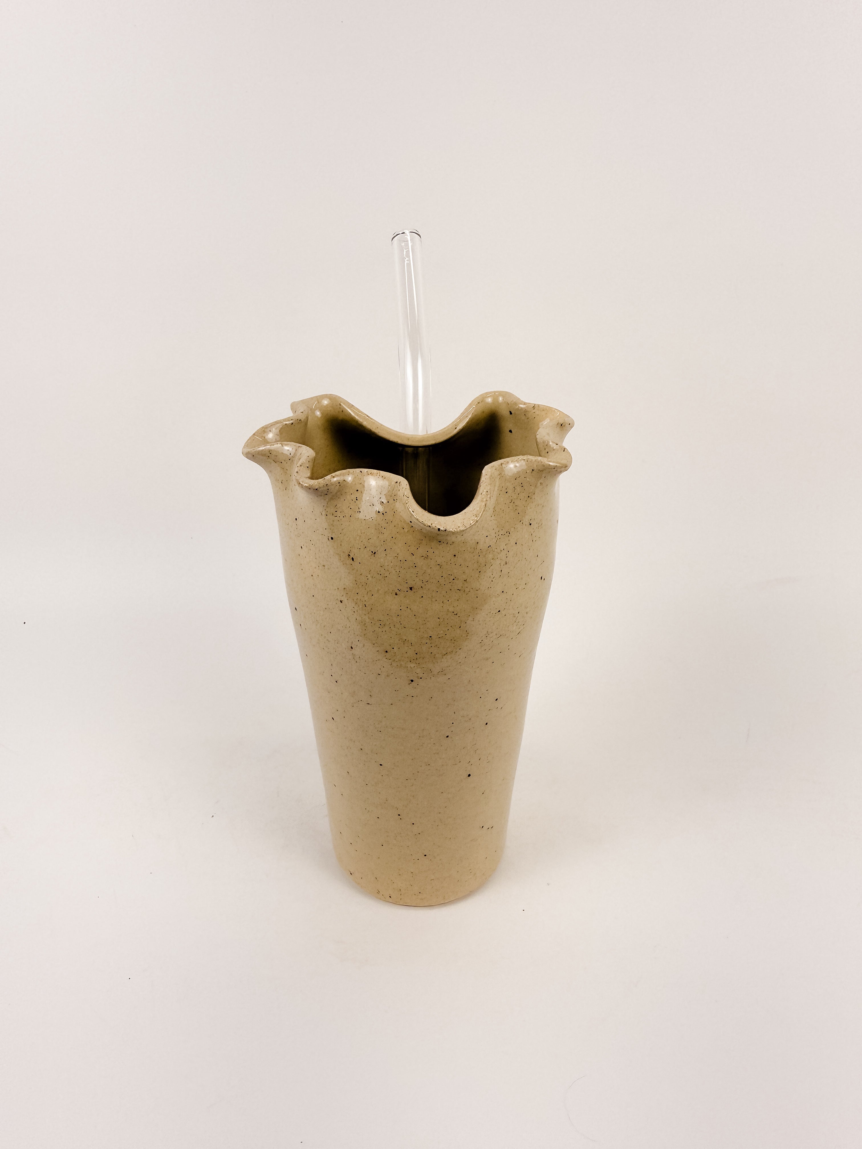 Tan Ruffle Cup