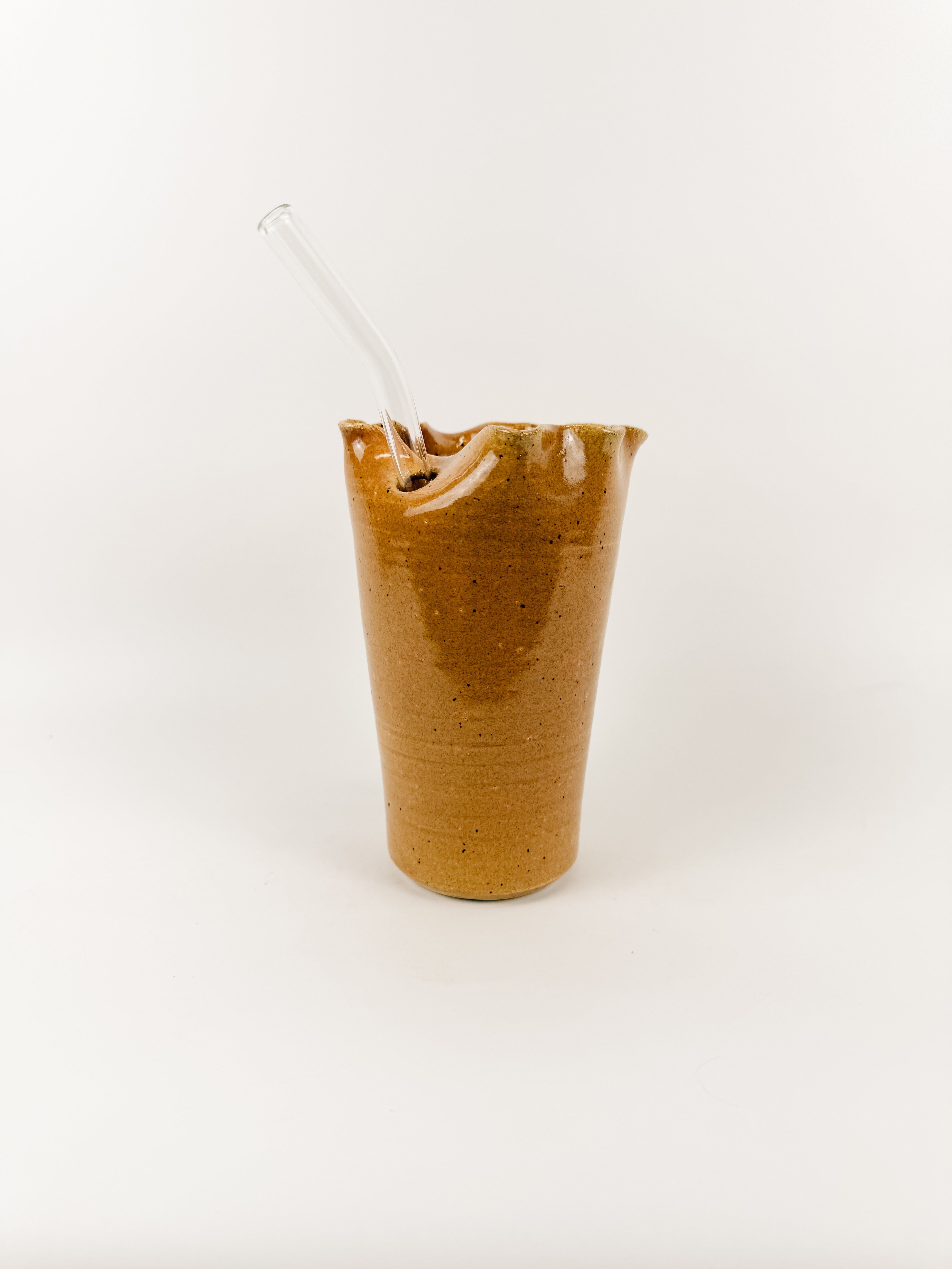 Orange Ruffle Cup