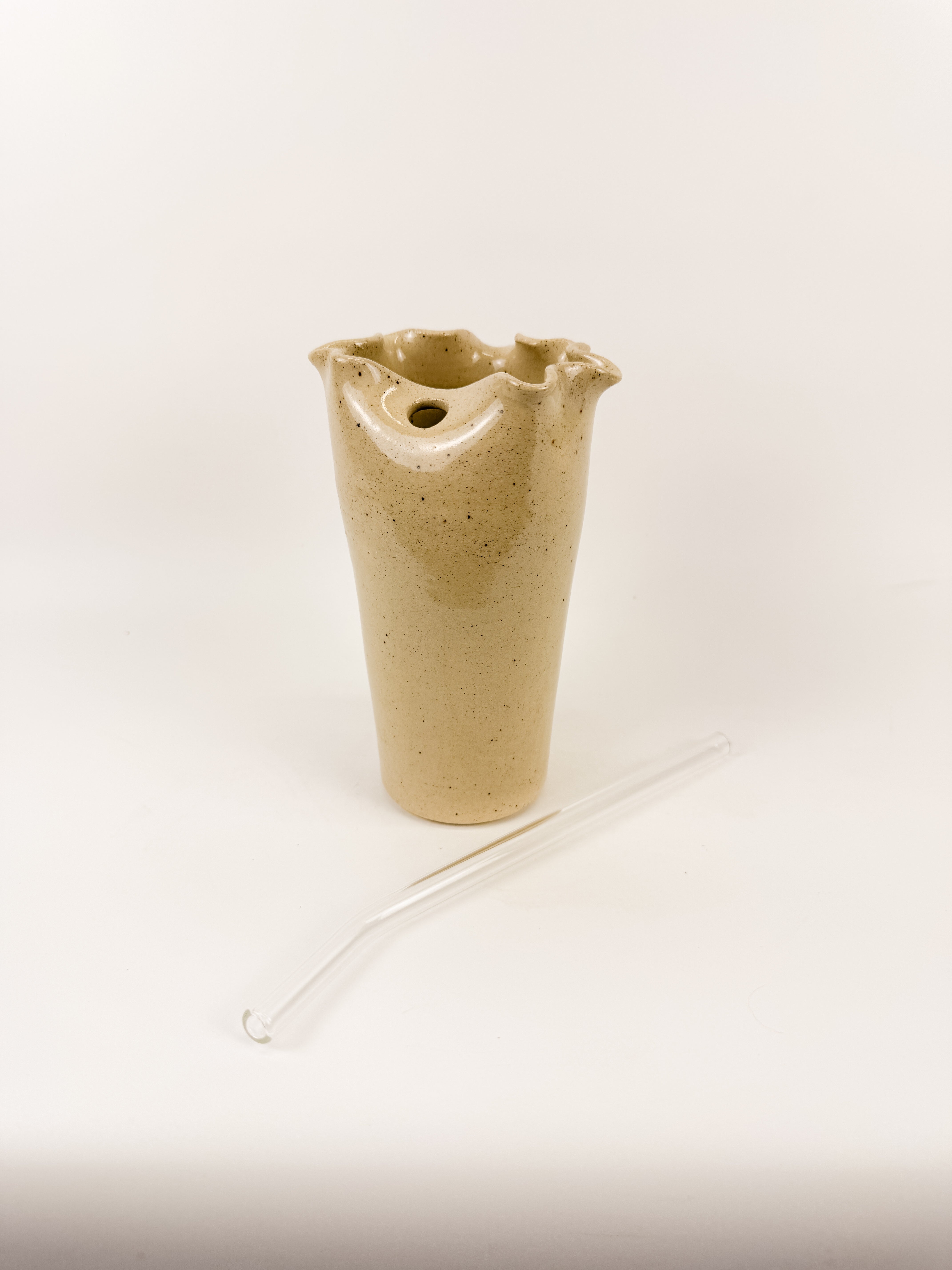 Tan Ruffle Cup