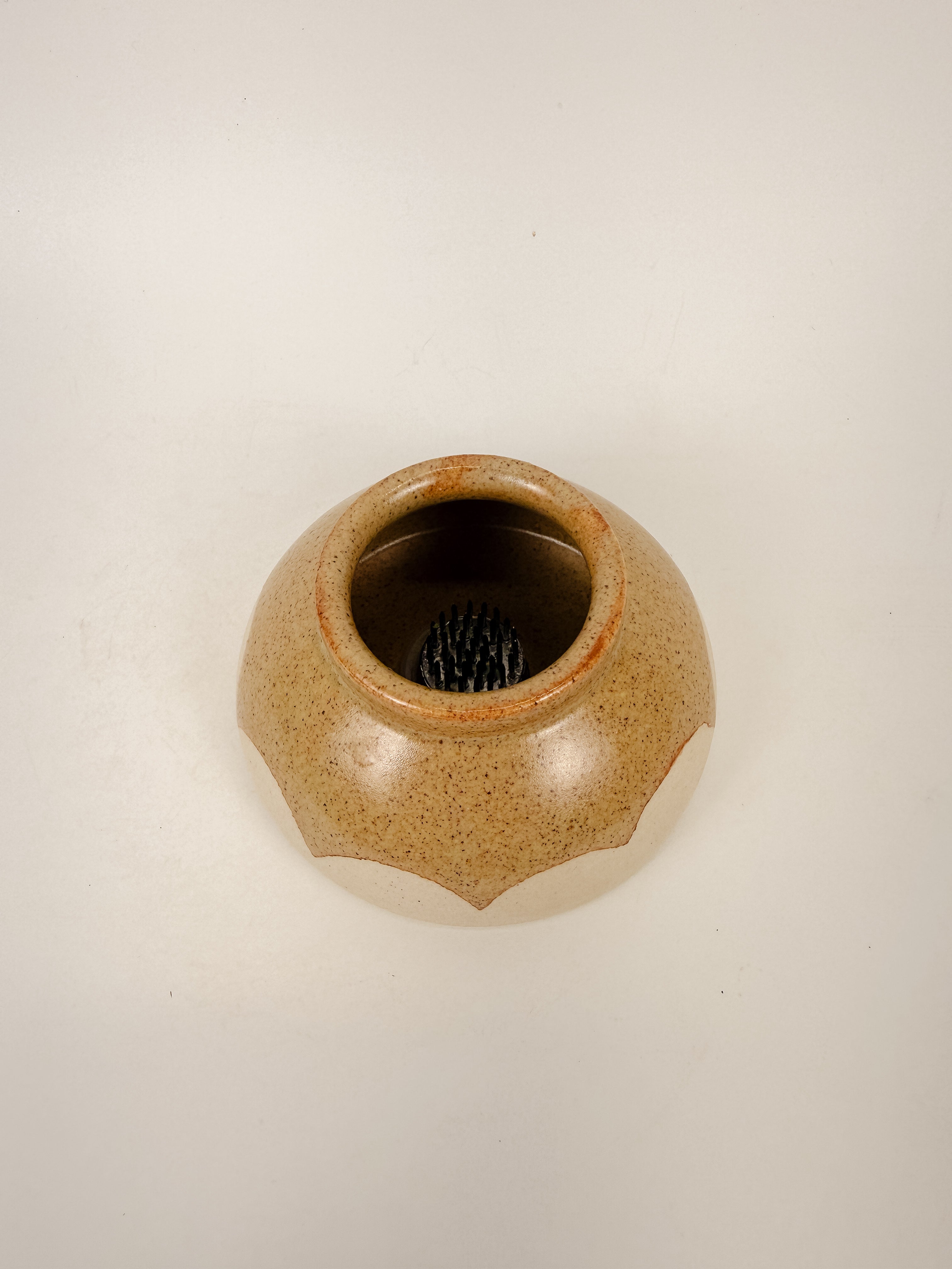 Tan Ikebana Vase