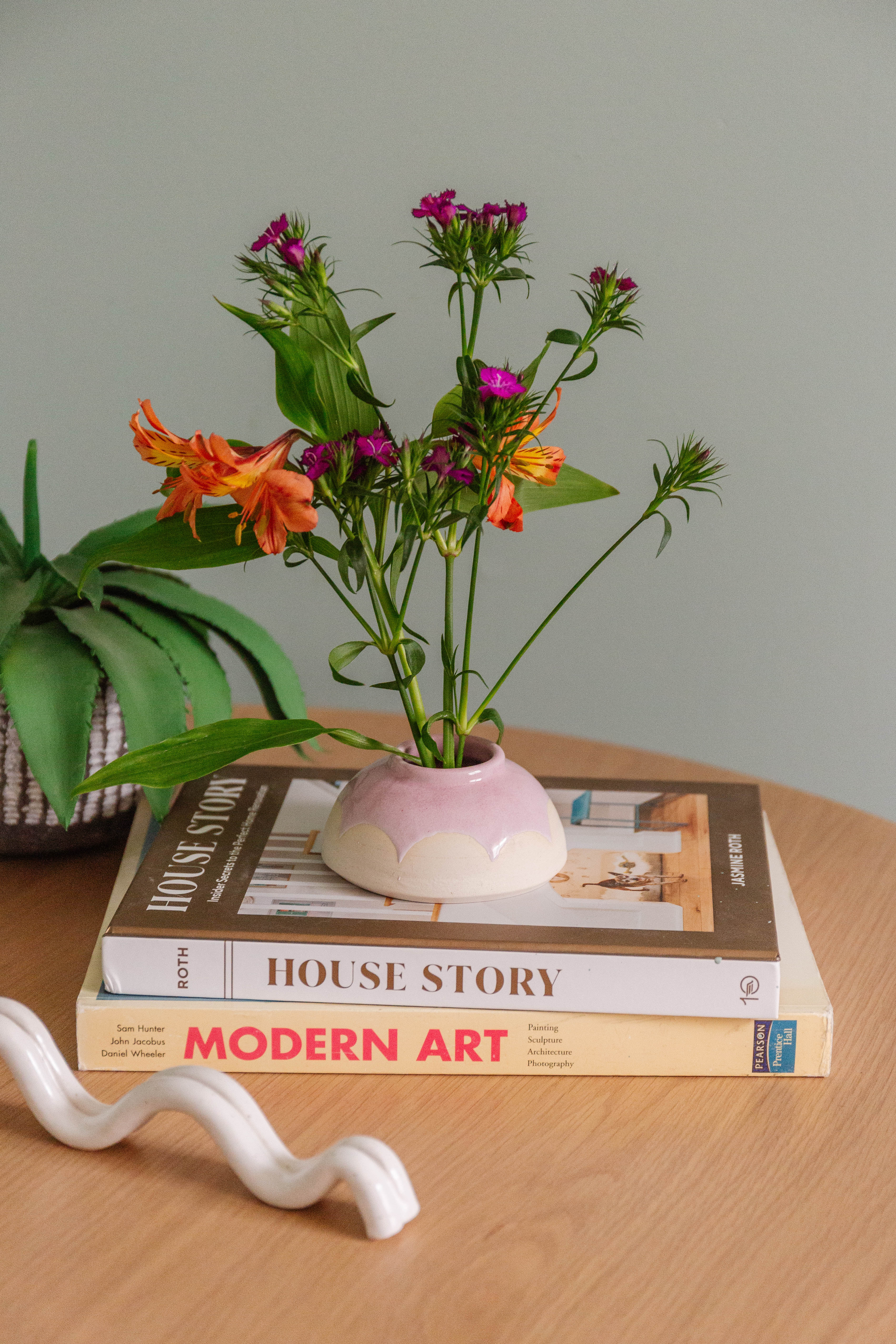 Pink Ikebana Vase