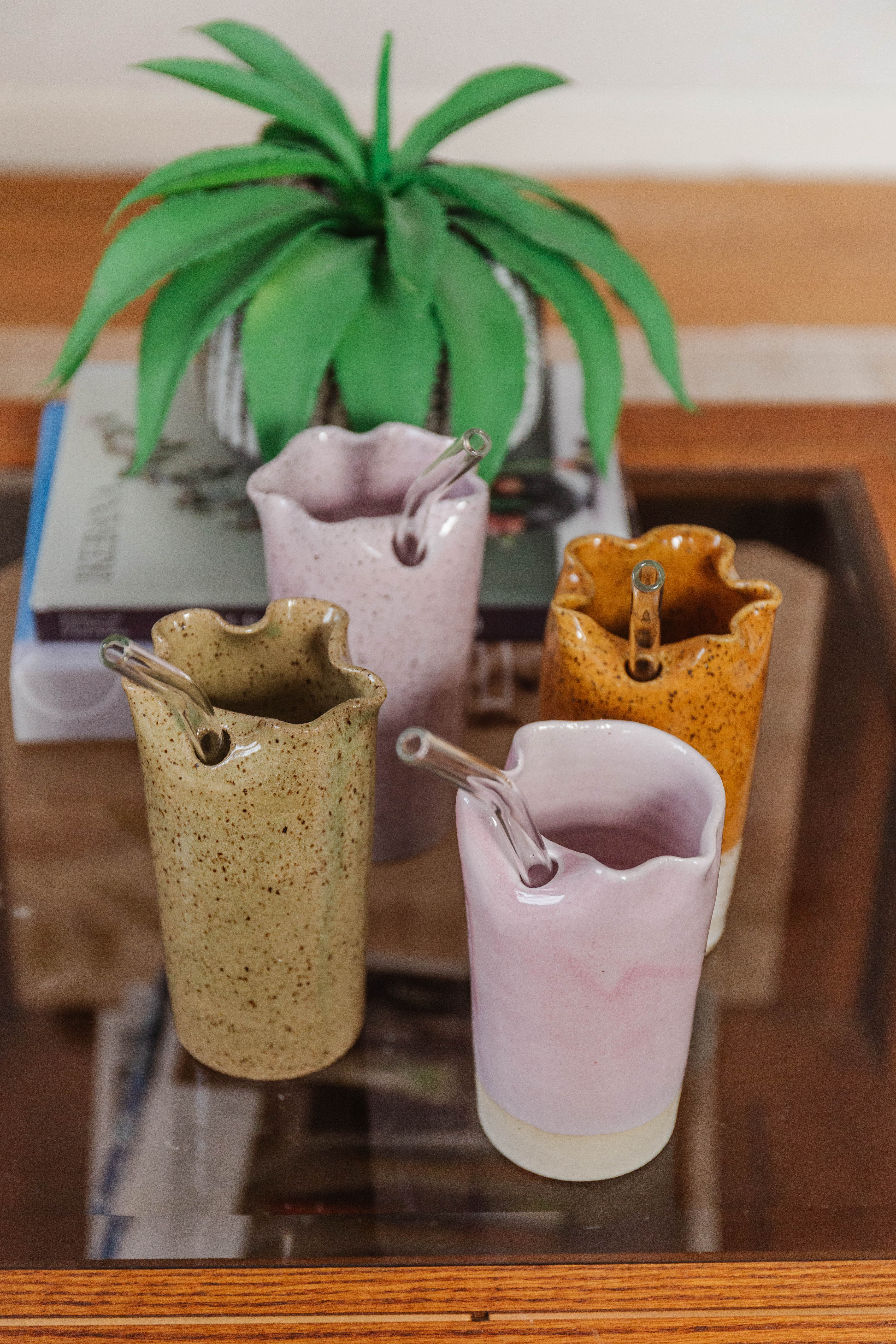 Tan Ruffle Cup